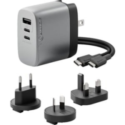3X67 Rapid Power 67W Multi Country GaN Charger - Space Grey WCM3X67-SGR