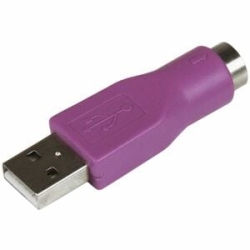 StarTech.com - Keyboard Adapter - 6 Pin Ps/2 (F) - 4 Pin USB Type A (M) - 1 X 4-pin Type A USB Male - 1 X 6-pin Mini-DIN (Ps/2) Keyboard Female - Black GC46MFKEY