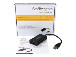 Startech USB 3.0 To GbE Adapter, USB 3.0(2), Black, 2YR USB31000S2H
