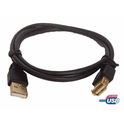 USB 2.0 Am-Af Cable: 3m 005.001.0165