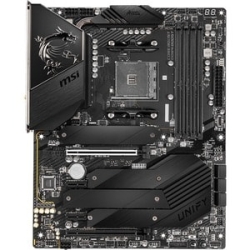 Msi Meg B550 Unify Desktop Motherboard - AMD B550 Chipset - Socket AM4 - Atx - 128 Gb DDR4 Sdram Maximum RAM - Dimm, Udimm - 4 X Memory Slots - 2.5Gigabit Ethernet - Ieee 802.11ax - HDMI - 6 X Sata Interfaces MEG B550 UNIFY