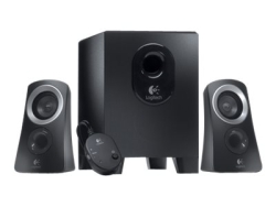 Logitech Z313 2.1 Speaker System, RMS(25W),3.5MM(1), BLACK,2YR Wty 980-000414