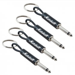 Pluginz Licensed Marshall Guitar Plug Keychain - 4 Pack PLZMAR-KC-WS