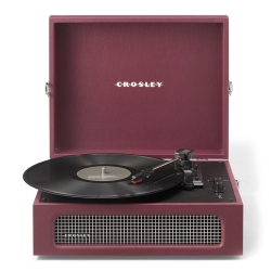 Crosley Voyager Bluetooth Portable Turntable - Burgundy CRIW8017B-BU4