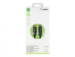 Belkin High Speed HDMI Cable - HDMI with Ethernet cable - 2 m (Av10050Bt2M)