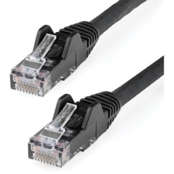 StarTech.com 3m CAT6 Ethernet Cable, Lszh (Low Smoke Zero Halogen), 10 GbE Snagless 100W PoE Utp RJ45 Black Cat 6 Network Patch Cord, Etl - 3m Black Lszh CAT6 Ethernet Cable - 10GbE Multi Gigabit 1/2.5/5Gbps/10Gbps To 55m - 100W PoE++ - Ansi/Tia-568-2.D
