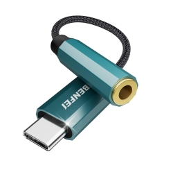 Benfei 000349BL USB C To Aux Audio Dongle Cable Cord Compatible With Samsung / Mac-book /I-pad (Not For I-phonr 15/16) ELEBEN000349BL