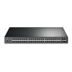TP-Link | SG3452P | Omada 52 Port Gigabit L2+ Managed Rackmount Switch With 48 Port PoE+, 384W PoE Budget 006.008.0090