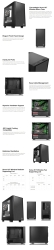 Mini-Tower Case: Versa H17 Window - Black1x 120mm Fan, 1x USB 3.0, 2x USB 2.0, Window Side Panel, Supports: MATX/mini-ITX CA-1J1-00S1WN-00