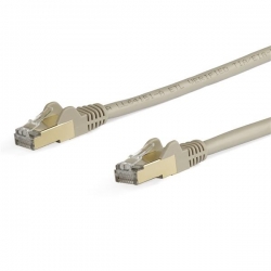 Startech Cable - Grey Cat6A Ethernet Cable 7 m CAT6a Patch Cable | Shielded (STP) | Snagless | 100% Copper Wire | Grey 6Aspat7Mgr