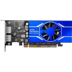 AMD Radeon Pro W6400 Graphic Card - 4 Gb GDDR6 - Half-height - 7680 X 4320 - PCI Express 4.0 X4 - DisplayPort - 2 X DisplayPort - Single Slot Space Required - Fan Cooler 100-506189