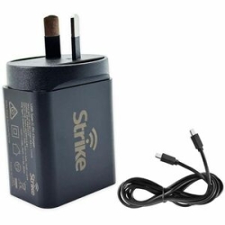 Strike 30W USB-C Pd Fast Wall Charger & Cable Bundle WB-STKUSBC