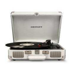 Crosley Cruiser Bluetooth Portable Turntable - White Sands CRIW8005F-WS4
