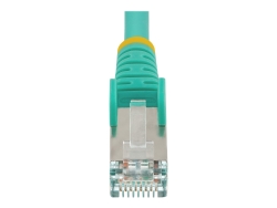 Startech 7M CAT6A Ethernet Cable - Aqua - Low Smoke Zero Halogen (Lszh) - 10GBE 500MHZ 100 NLAQ-7M-CAT6A-PATCH