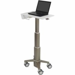 CareFit Slim Light-Duty Medical Cart (White/Warm Grey) C50-1100-0