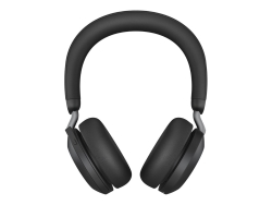 Jabra Wireless EVOLVE2 75 Ms Stereo Bluetooth Anc Headset W/Charing Stand+Link 390A Bt 27599-999-989