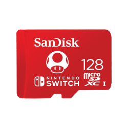 SanDisk 128GB Nintendo-Licensed MicroSD Card For Nintendo Switch Sdsqxao-128G-Gn3Zn FFCSAN128GTFSQXAO100