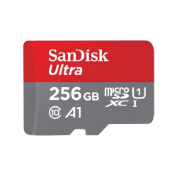 SanDisk Ultra 256GB MicroSD Sdhc Sdxc, 256 Gb, 150 Mb/S, 2 Years Warranty SDSQUAC-256G-GN6MN