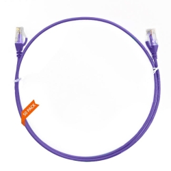 0.15m CAT6 Ultra Thin Lszh Ethernet Network Cable | 50 Pack Purple 004.004.4000.50PACK