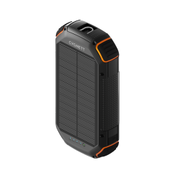 Cygnett Outback Gen 3 Pd 3.0 20W 20000mAh (20K) Semi-Solid State Solar Power Bank (Black/Orange) CY5889PBCHE