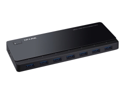 Tp-Link 7 Port Hub,USB 3.0(7),USB 3.0 Micro-B With 2 Charging Port (2.4A), 1YR UH720