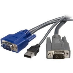 1.5m Ultra-Thin USB VGA 2-in-1 Kvm Cable SVUSBVGA6