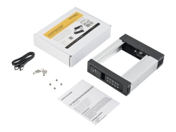 Startech.Com 5.25 To 3.5 Hard Drive Hot Swap Bay - For 3.5" Sata/Sas Drives - Trayless - A HSB1SATSASBA