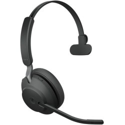 Jabra Evolve2 65 Wireless Over-the-head Mono Headset - Black 26599-899-999