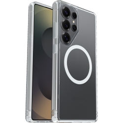 OtterBox Symmetry Clear Magnets Samsung Galaxy S25 Ultra 5G (6.9") Case Clear - (77-97520), Drop+ 3X Military Standard, Raised Edges, 7 Years Warranty 77-97520