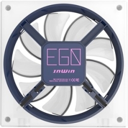 In Win Ego AE120 1 Cooling Fan - 120 Mm Maximum Fan Diameter - 1 X Fan(s) - 98.63m³/h Maximum Airflow - 1400 Rpm - Sleeve Bearing - 6-Pin Modular - Argb LED - Silicone, Polycarbonate EGO-AE120-1PK