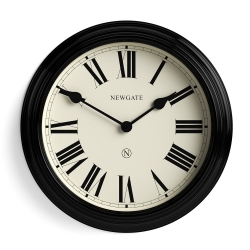 Newgate Notting Hill Wall Clock-Black NG-NOTT321K
