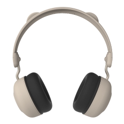 Kreafunk Kids Buzz Junior Bluetooth Headphones - Ivory Sand KFKLK09