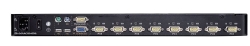 Kvm 1RU Rackmount Switch W/ 19" Monitor: 8-Port VGA 006.008.7008