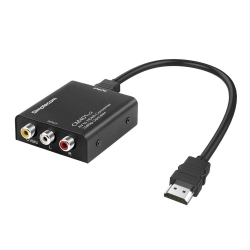 Simplecom CM401v2 Composite Av Cvbs To Hdmi Video Converter 1080p Upscaler Alloy Case CM401v2