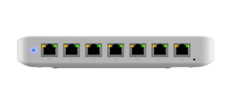 Ubiquiti | USW-Ultra-60W | 60W Compact 8 Port Layer 2 GbE PoE Switch, Versatile Mounting, 7 GbE PoE+ Output, 1 GbE Port - Psu Included UB.USW.ULTRA.60W