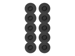 Jabra Large Leatherette Ear Cushions For Pro 9400 Series, Pack Of 5 Pairs, 10 Individual 14101-59