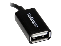 Startech 5IN Right Angle Micro USB To USB Otg Host Adapter M/F UUSBOTGRA