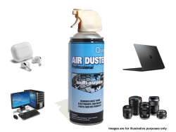 8Ware Air Duster Compressed Can Spray Safety High Pressure Dust Remove To Clean Keyboard Mainboard Video Card Pc Laptop Camera Mobile Car 400ml 285g AD-400