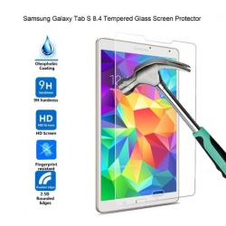 I-tech Premium Tempered Glass Screen Protector For Samsung Galaxy Tab S 8.4" With 2.5d Curved Edge