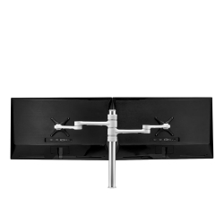 Atdec Afs-At-Dc-Sw Dual Swing Arms On Post White Afs-at-dc-sw