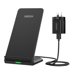 Choetech T524-Sau 10W Qi Wireless Charger Stand + Au Adapter For IPhone/Samsung ELECHOT524SAU