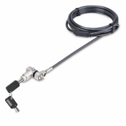 StarTech.com Universal Laptop Lock 6.6ft, Security Cable For Notebook Compatible W/Noble Wedge®/Nano/K-Slot; Keyed Locking Cable - Universal Laptop Lock Compatible W/ Noble Wedge/K-Slot/Nano Security Slots; Adjustable Lock Tip - 6.5ft Long, 0.17in Thick