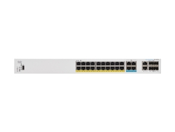 Cisco - Catalyst 1300 8-port 2.5GE, 16-port Ge, PoE, 4x10G Sfp+ C1300-24MGP-4X