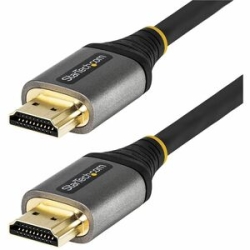 StarTech.com 6ft (2m) Premium Certified Hdmi 2.0 Cable, High Speed Ultra Hd 4K 60Hz Hdmi Cable With Ethernet, HDR10, UHD Hdmi Monitor Cord - Cable For Audio/Video Device, Monitor, Notebook, Desktop Computer, Tv, Workstation, Projector, Apple Tv - First E