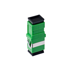 Sc/APC Os1/Os2 Singlemode Through Coupler Flangeless Simplex| Green 015.002.0086