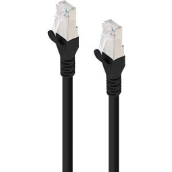 Alogic 2m Black 10G Shielded CAT6A Lszh Network Cable C6A-02-BLACK-SH