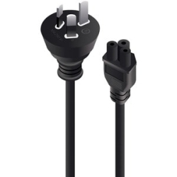 Alogic 1M Aus 3 Pin Mains Plug To Iec C5 Male To Female MF-AUS3PC5-01
