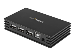 Startech 7 Port Compact Black USB 2.0 Hub - Taa ST7202USB