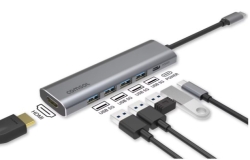 Comsol USB-C To 4K HDMI Multi-Port Adapter CMMP04