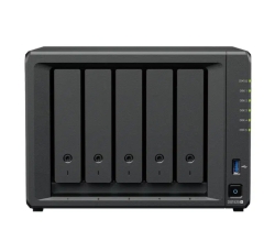 Synology DiskStation DS1525+ 5-Bay 3.5" , 2x 2.5 GbE (Tower), AMD Ryzen Quad Core 2.2GHz, 8GB Ram, X USB3.2, 2x Expansion 3YW DS1525+